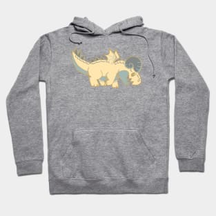 Cute Yellow Ram Dragon Twin Hoodie